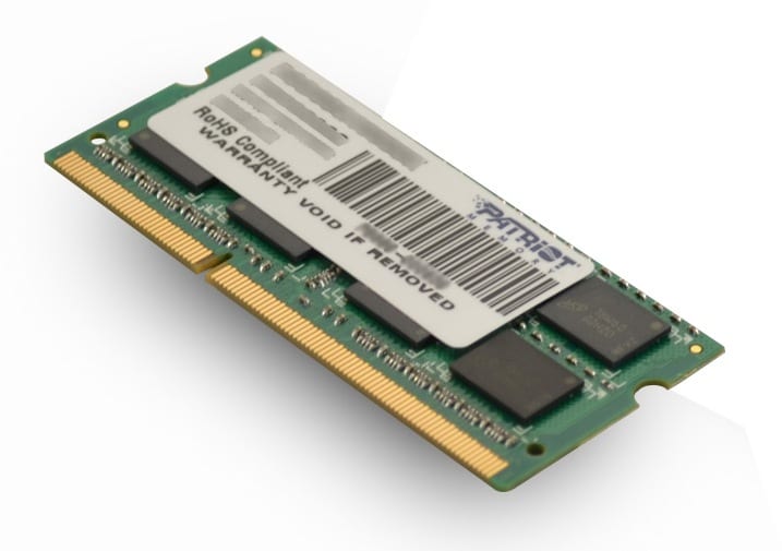 Patriot Signature Line 4GB 1600MHz DDR3 Dual Rank SODIMM Notebook Memory